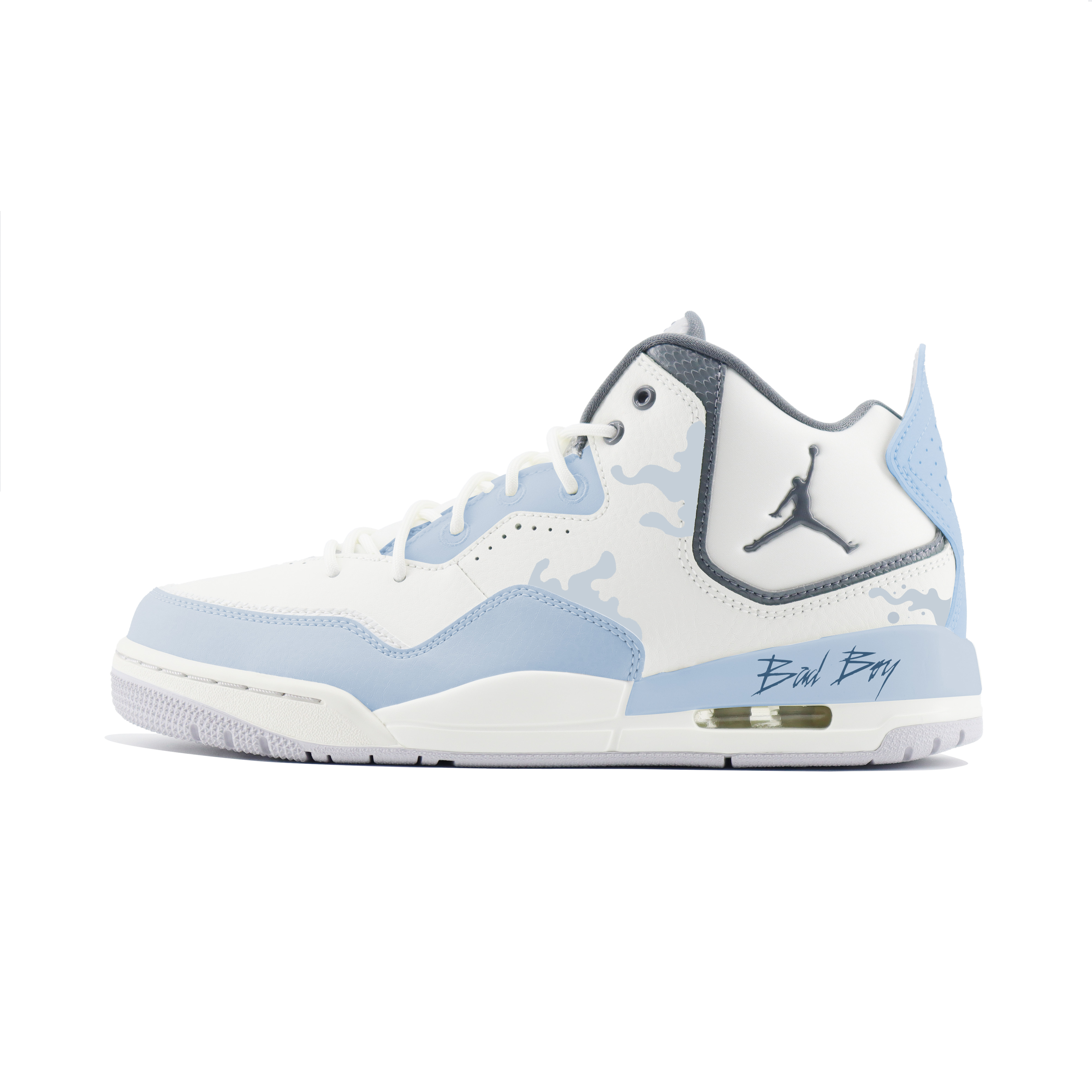 Jordan Баскетбольные кроссовки Courtside 23 Chuangyi, износостойкие, среднего размера, винтажные, серые, белые, синие
Jordan Баскетбольные кроссовки Courtside 23 Chuangyi, износостойкие, среднего размера, винтажные, серые, белые, синие