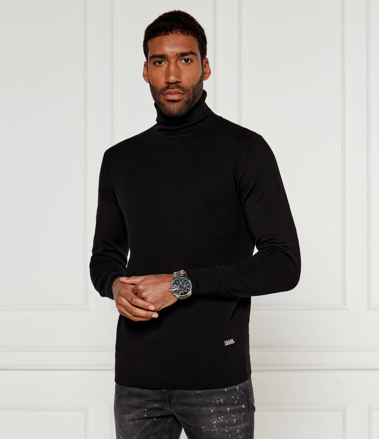 Свитер Karl Lagerfeld Slim Fit, черный
Свитер Karl Lagerfeld Slim Fit, черный