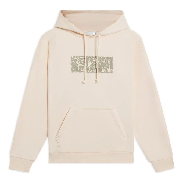 Толстовка с капюшоном с графическим принтом Li-Ning, бежевый 
Толстовка с капюшоном с графическим принтом Li-Ning, бежевый