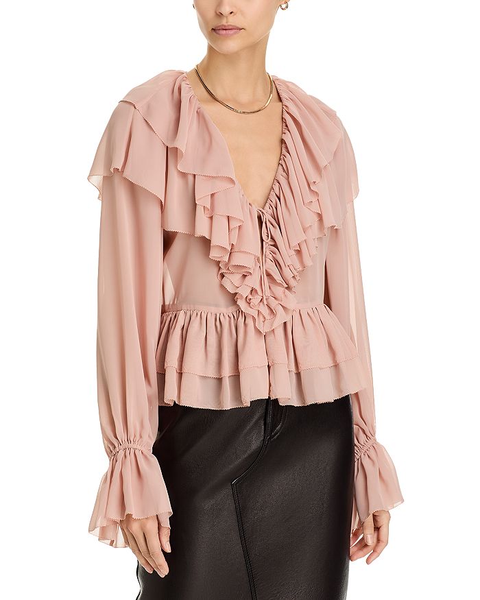Блуза Soraya с оборками Ronny Kobo, розовый
Блуза Soraya с оборками Ronny Kobo, розовый