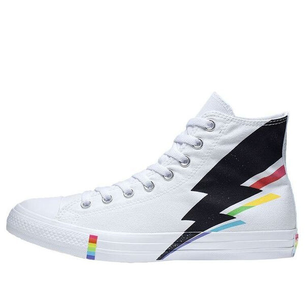 Кроссовки chuck taylor all star high 'pride lightning bolt' Converse, белый
Кроссовки chuck taylor all star high 'pride lightning bolt' Converse, белый