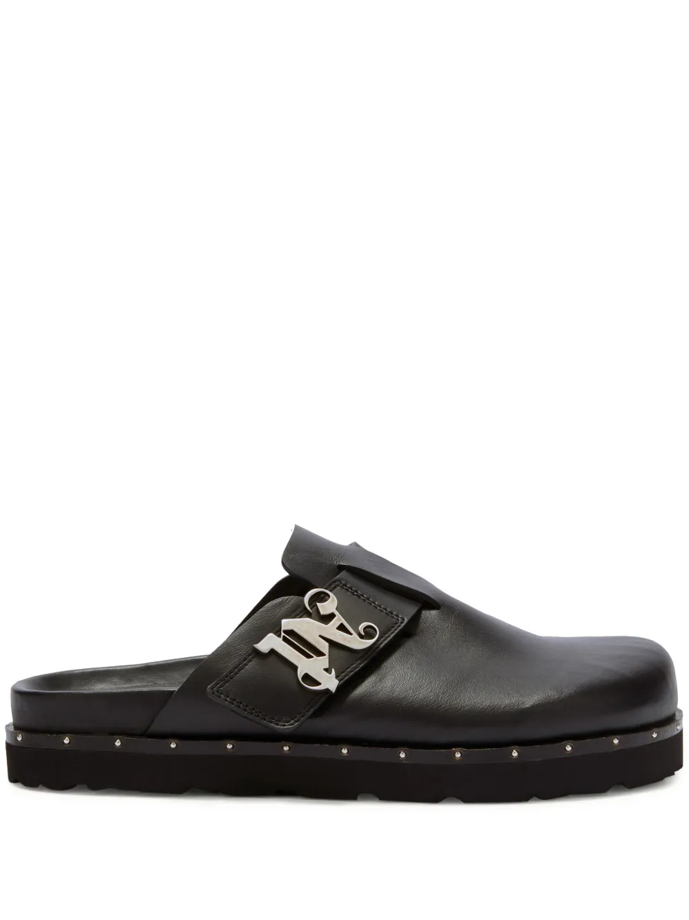 Мюли с заклепками и логотипом PALM ANGELS, черный
Мюли с заклепками и логотипом PALM ANGELS, черный