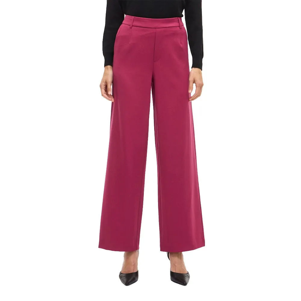 Широкие брюки с высокой талией от Vila Varone, розовый
Широкие брюки с высокой талией от Vila Varone, розовый