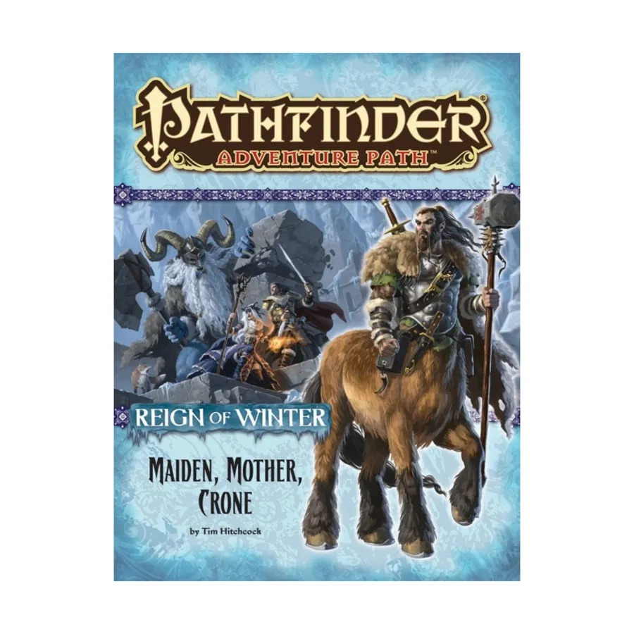 #69 "Reign of Winter #3 - Maiden, Mother, Crone", Pathfinder Roleplaying Game (1st Edition) - Adventure Path #061 - #090, мягкая обложка
#69 "Reign of Winter #3 - Maiden, Mother, Crone", Pathfinder Roleplaying Game (1st Edition) - Adventure Path #061 - #090, мягкая обложка