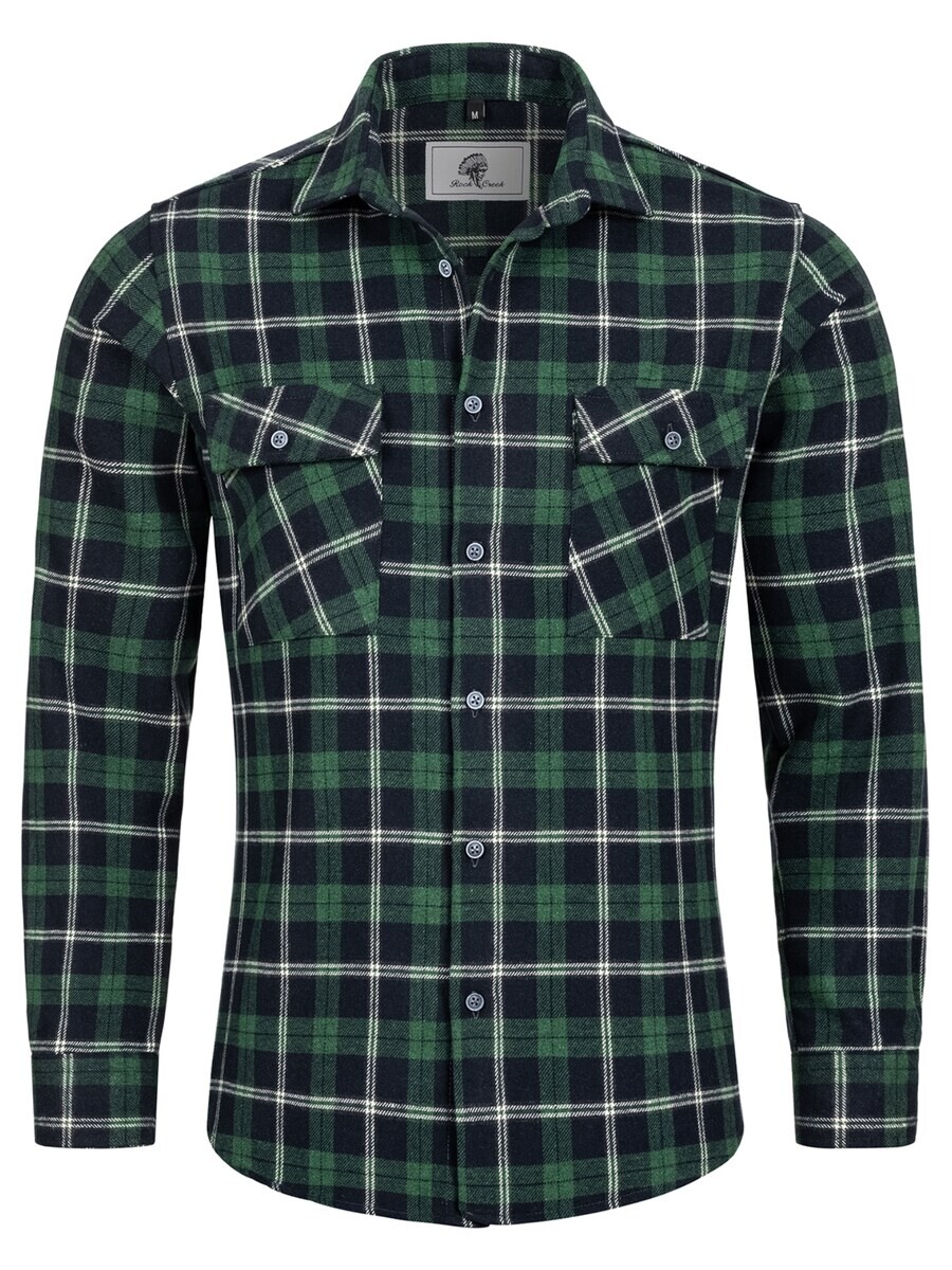 Рубашка на пуговицах стандартного кроя Rock Creek, зеленый
Рубашка на пуговицах стандартного кроя Rock Creek, зеленый