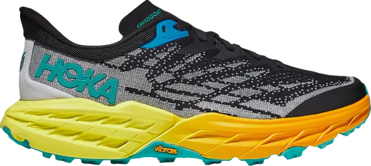 Кроссовки Speedgoat 5 'Black Evening Primrose', черный
Кроссовки Speedgoat 5 'Black Evening Primrose', черный