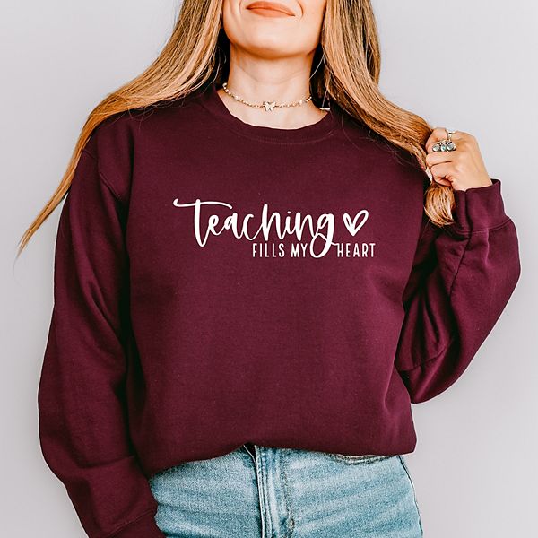 Свитшот Teaching fills my heart Simply Sage Market, Maroon
Свитшот Teaching fills my heart Simply Sage Market, Maroon