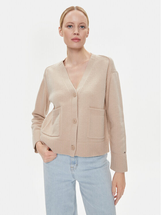 Кардиган свободного кроя Tommy Hilfiger, бежевый
Кардиган свободного кроя Tommy Hilfiger, бежевый