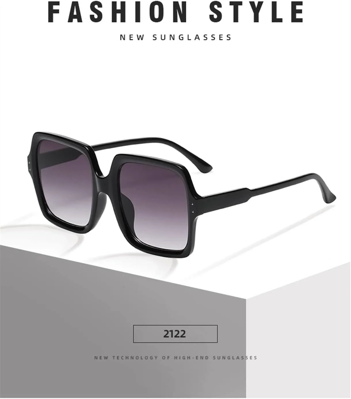 Солнцезащитные очки в большой квадратной оправе 2026 года для мужчин и женщин, идеально подходящие для улицы и отдыха на природе (Цвет: G, Размер: Средний) MTZJH, G
Солнцезащитные очки в большой квадратной оправе 2026 года для мужчин и женщин, идеально подходящие для улицы и отдыха на природе (Цвет: G, Размер: Средний) MTZJH, G