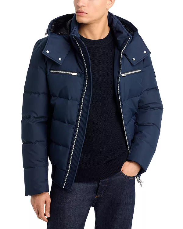 Пуховая куртка-бомбер Cloud Moose Knuckles, синий
Пуховая куртка-бомбер Cloud Moose Knuckles, синий