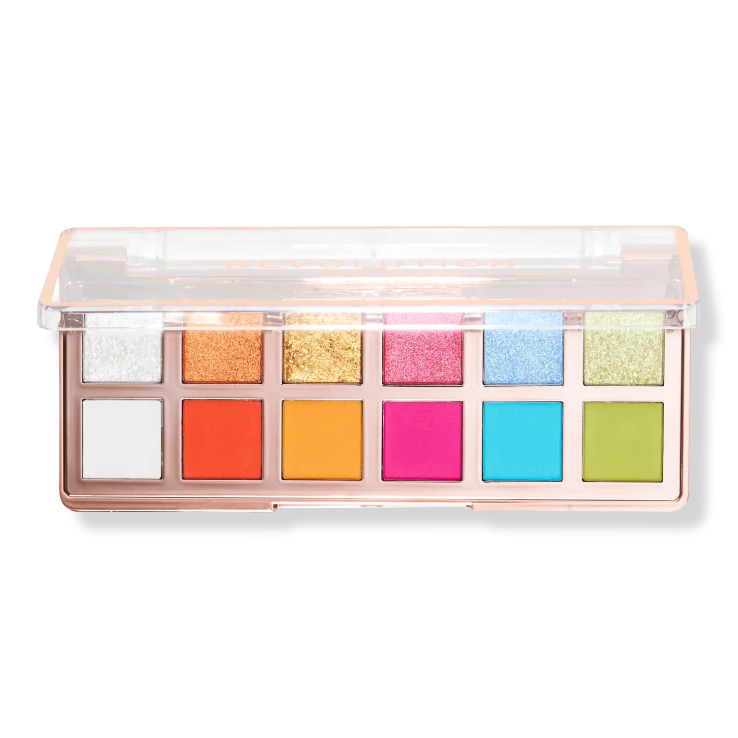 Палитра теней The Vibrant Icon Brights Palette Revolution Beauty
Палитра теней The Vibrant Icon Brights Palette Revolution Beauty