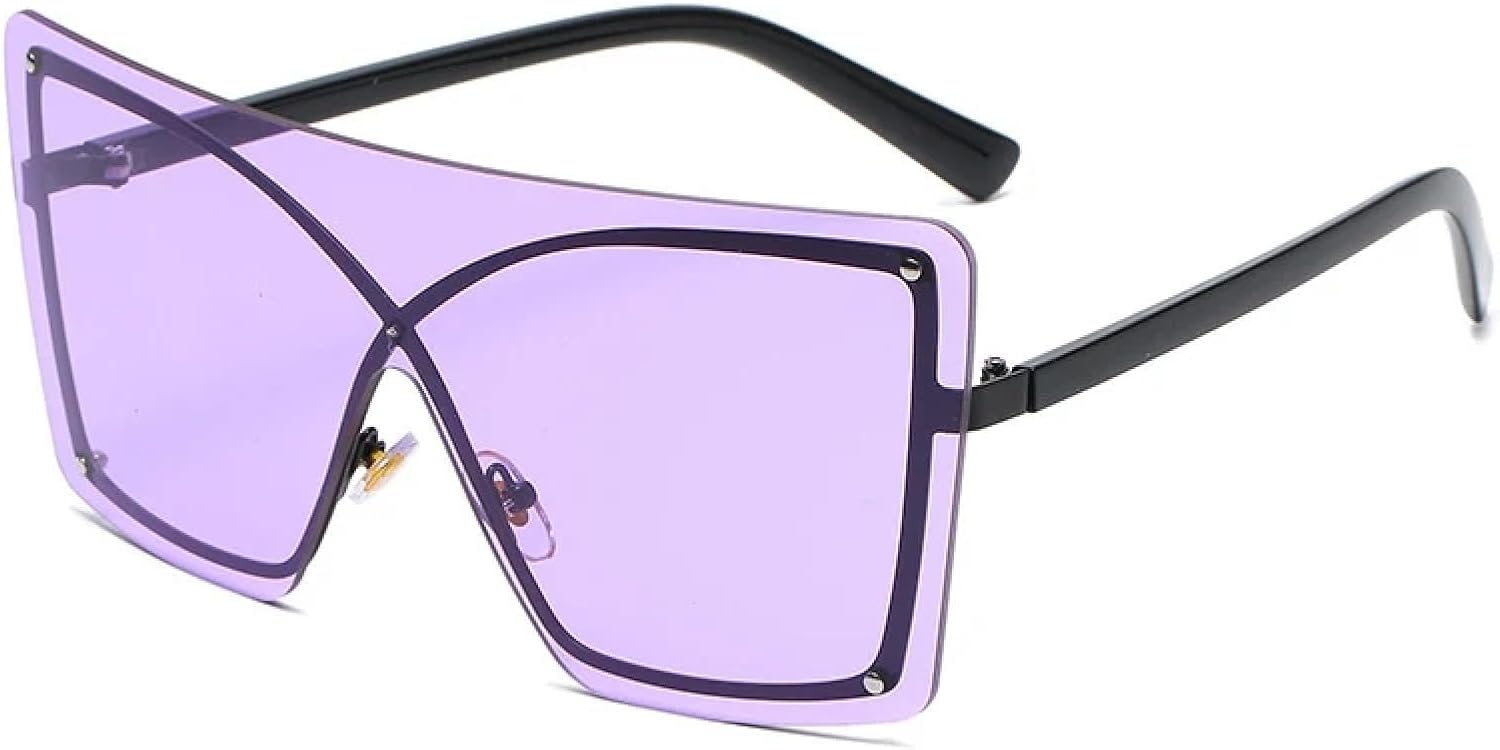 Солнцезащитные очки в стиле стимпанк, без оправы, цельные, для женщин и мужчин, модные, роскошные, для активного отдыха и путешествий, с защитой от УФ-излучения UV400 TKKTLLT, Black Purple
Солнцезащитные очки в стиле стимпанк, без оправы, цельные, для женщин и мужчин, модные, роскошные, для активного отдыха и путешествий, с защитой от УФ-излучения UV400 TKKTLLT, Black Purple