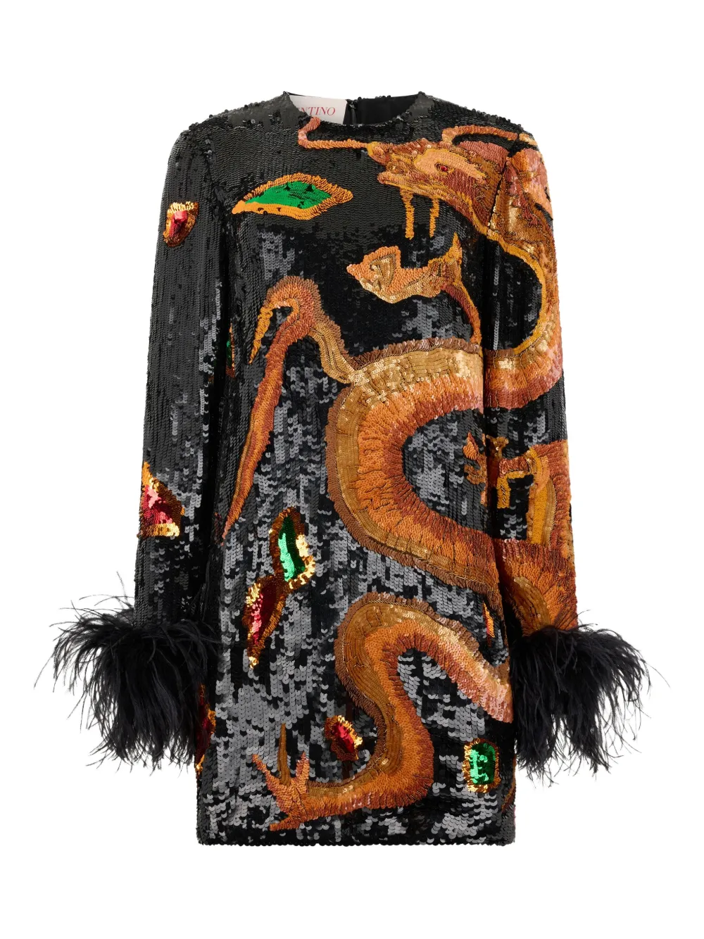 Мини-платье с пайетками Valentino Garavani, черный
Мини-платье с пайетками Valentino Garavani, черный