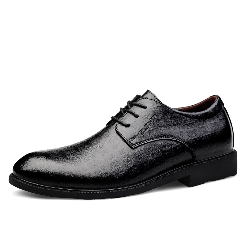 Мужские чёрные туфли DILIKAN, клетчатая кожа
Мужские чёрные туфли DILIKAN, клетчатая кожа