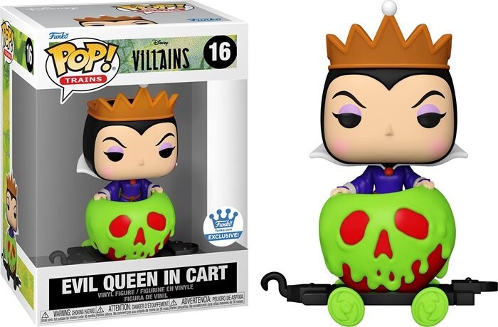 Funko POP Train Disney 16 Злая королева в тележке, специальное издание Funko POP!
Funko POP Train Disney 16 Злая королева в тележке, специальное издание Funko POP!