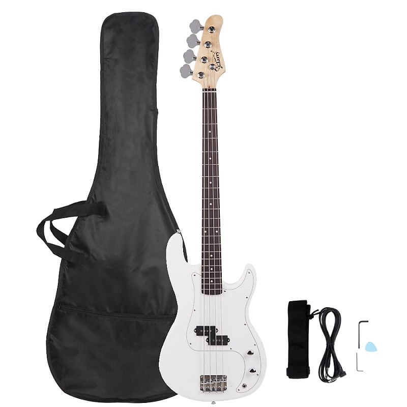 Басс гитара Glarry GP Electric Bass Guitar White
Басс гитара Glarry GP Electric Bass Guitar White