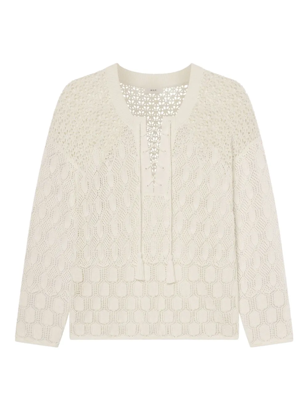 Топ Keri в технике кроше со шнуровкой A.L.C., нейтральный
Топ Keri в технике кроше со шнуровкой A.L.C., нейтральный