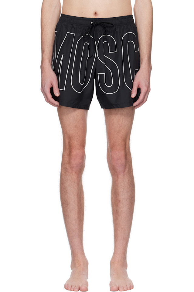 Плавки с резиновым логотипом Moschino, черный
Плавки с резиновым логотипом Moschino, черный