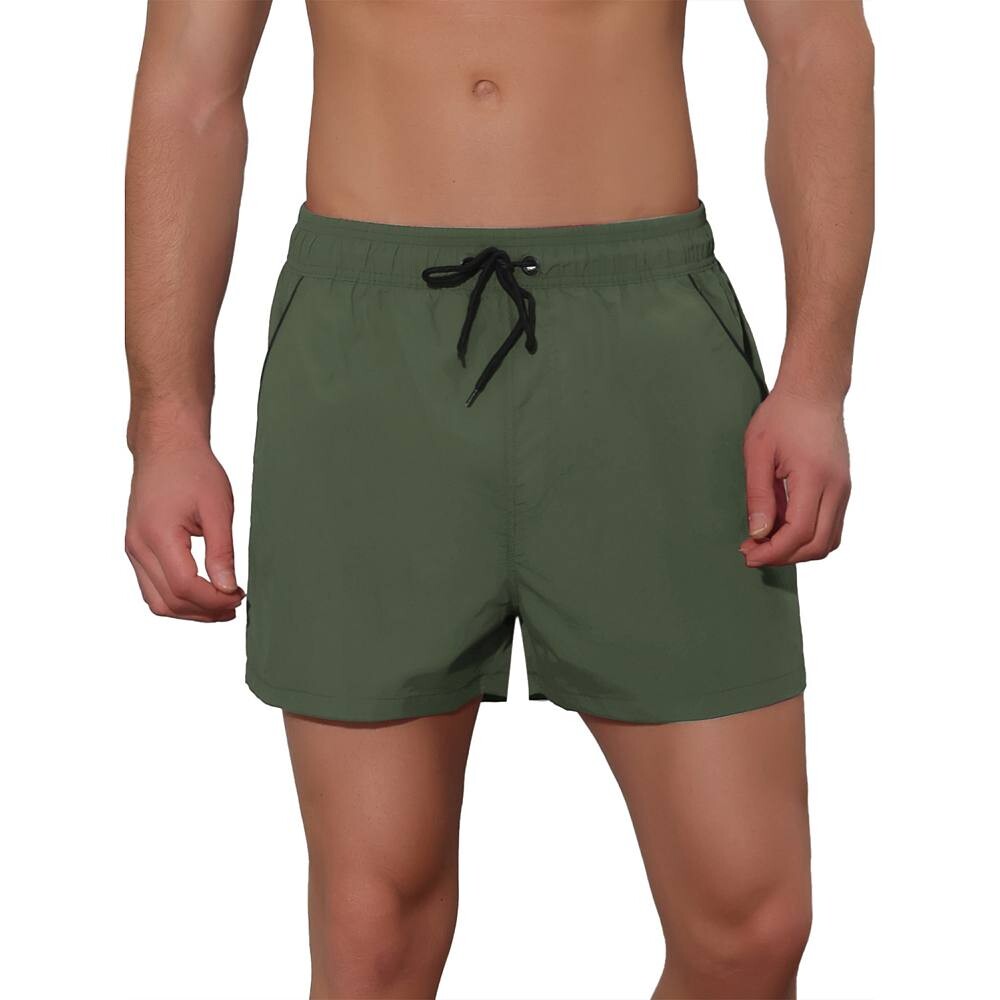 Мужские однотонные шорты для плавания с эластичной резинкой на талии Lars Amadeus, зеленый
Мужские однотонные шорты для плавания с эластичной резинкой на талии Lars Amadeus, зеленый