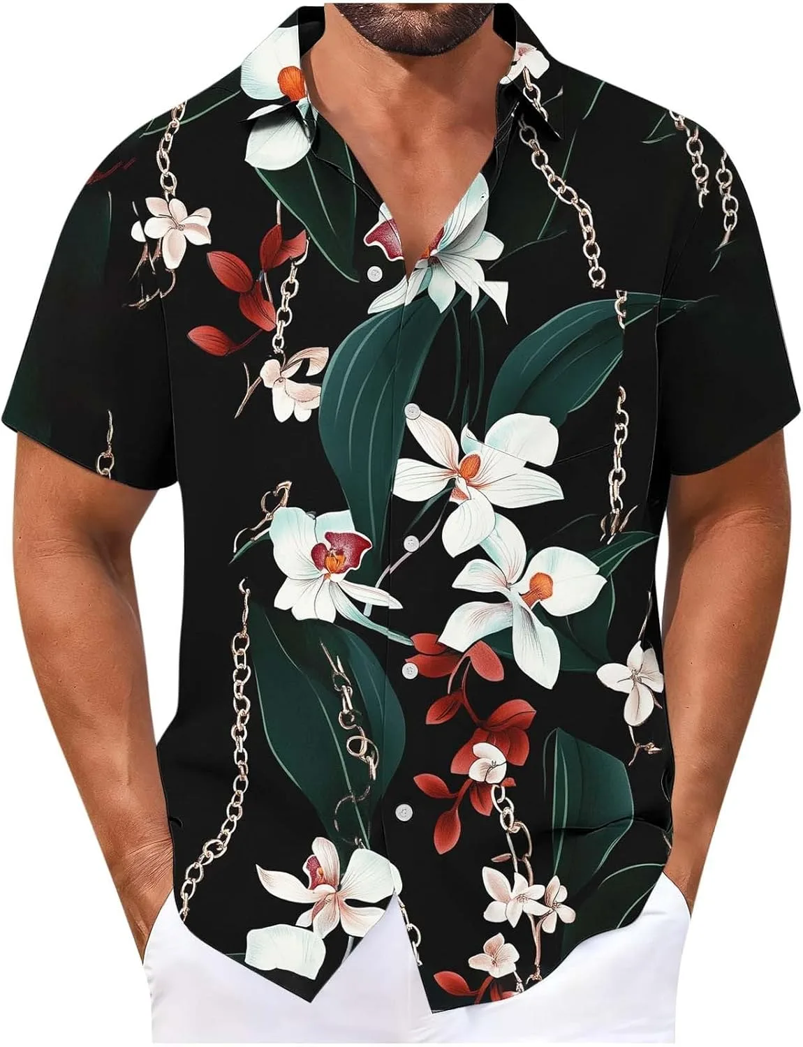 Гавайская рубашка для мужчин с коротким рукавом Xiaojmake
Гавайская рубашка для мужчин с коротким рукавом Xiaojmake