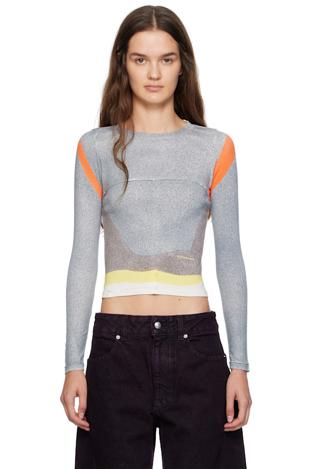 Eckhaus Latta Разноцветная детская футболка с круглым вырезом
Eckhaus Latta Разноцветная детская футболка с круглым вырезом