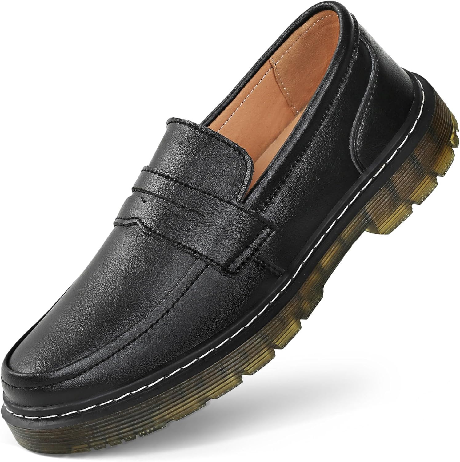 Мужские классические пенни-лоаферы, модные, комфортные, повседневные слипоны, широкие туфли Hafomcel, черный
Мужские классические пенни-лоаферы, модные, комфортные, повседневные слипоны, широкие туфли Hafomcel, черный