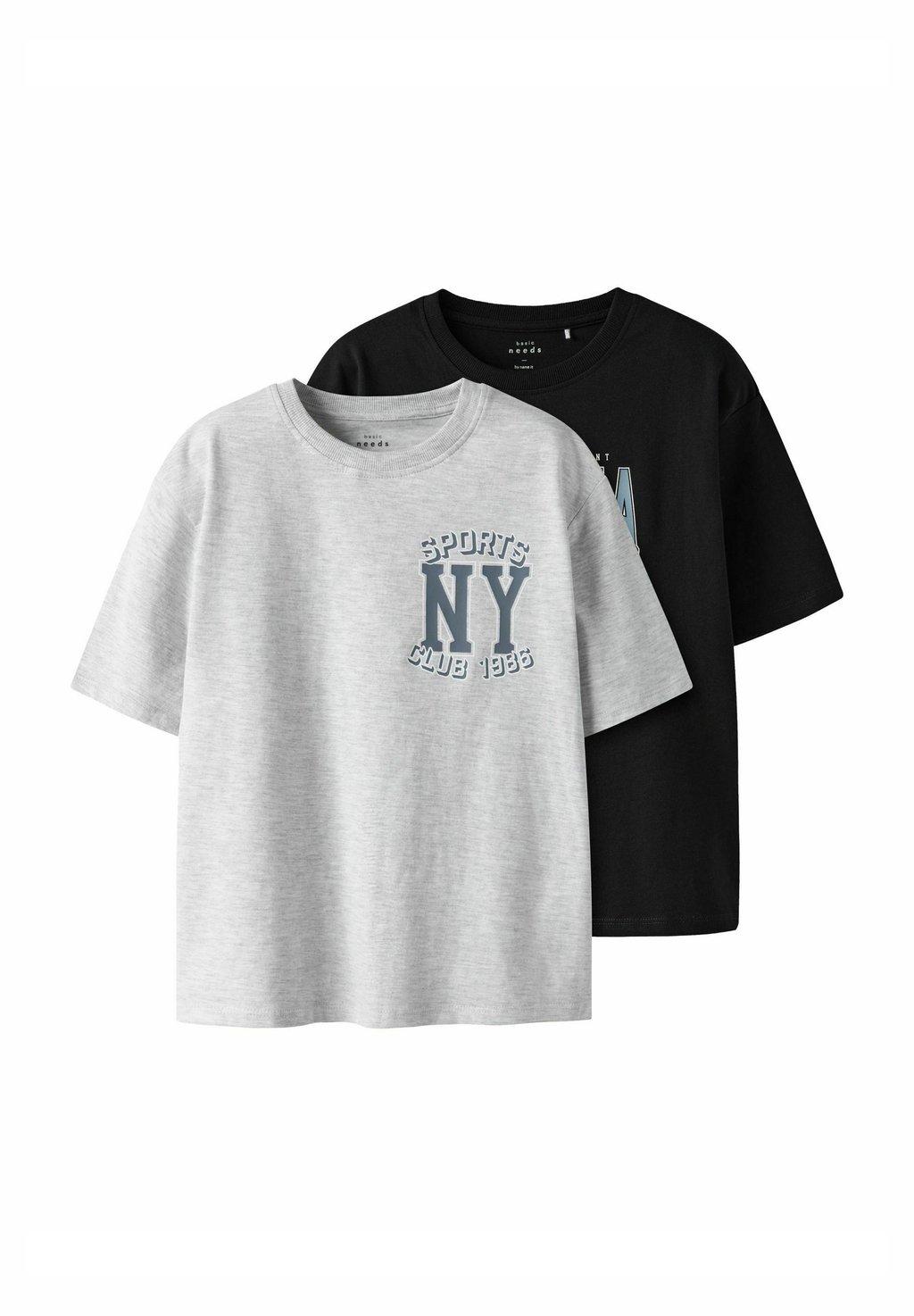 Футболка с принтом 2 PACK Name it, серый
Футболка с принтом 2 PACK Name it, серый