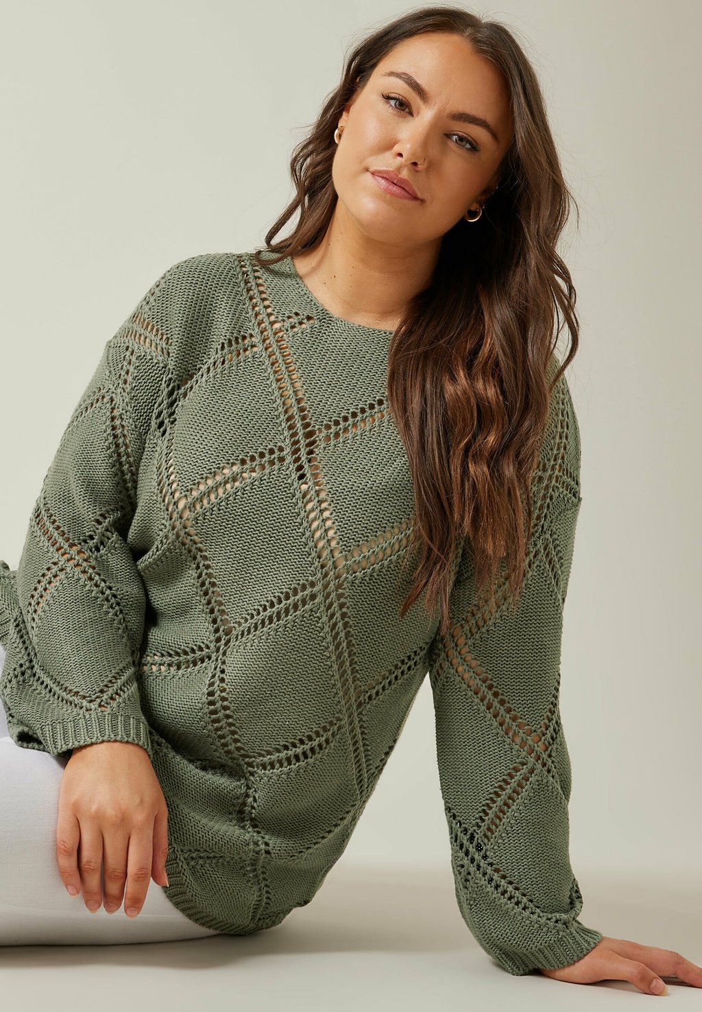 Джемпер DIAMOND POINTELLE Evans, хаки
Джемпер DIAMOND POINTELLE Evans, хаки