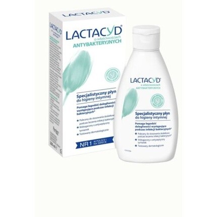 Lactacyd Специальная жидкость для интимной гигиены – антибактериальная
Lactacyd Специальная жидкость для интимной гигиены – антибактериальная