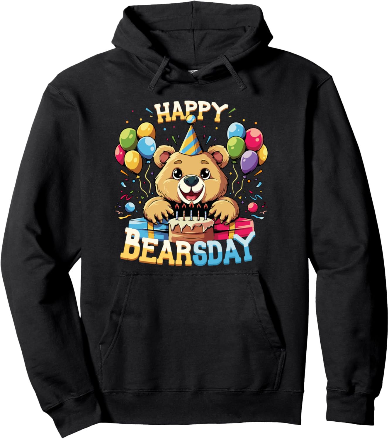 Толстовка с надписью «С днем рождения, любитель медведей» Birthday Gift, черный
Толстовка с надписью «С днем рождения, любитель медведей» Birthday Gift, черный