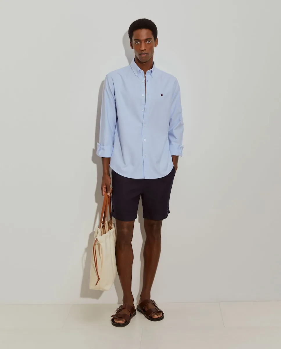 Мужская рубашка Oxford из хлопка, стандартного кроя Lion of Porches, светло-голубой
Мужская рубашка Oxford из хлопка, стандартного кроя Lion of Porches, светло-голубой