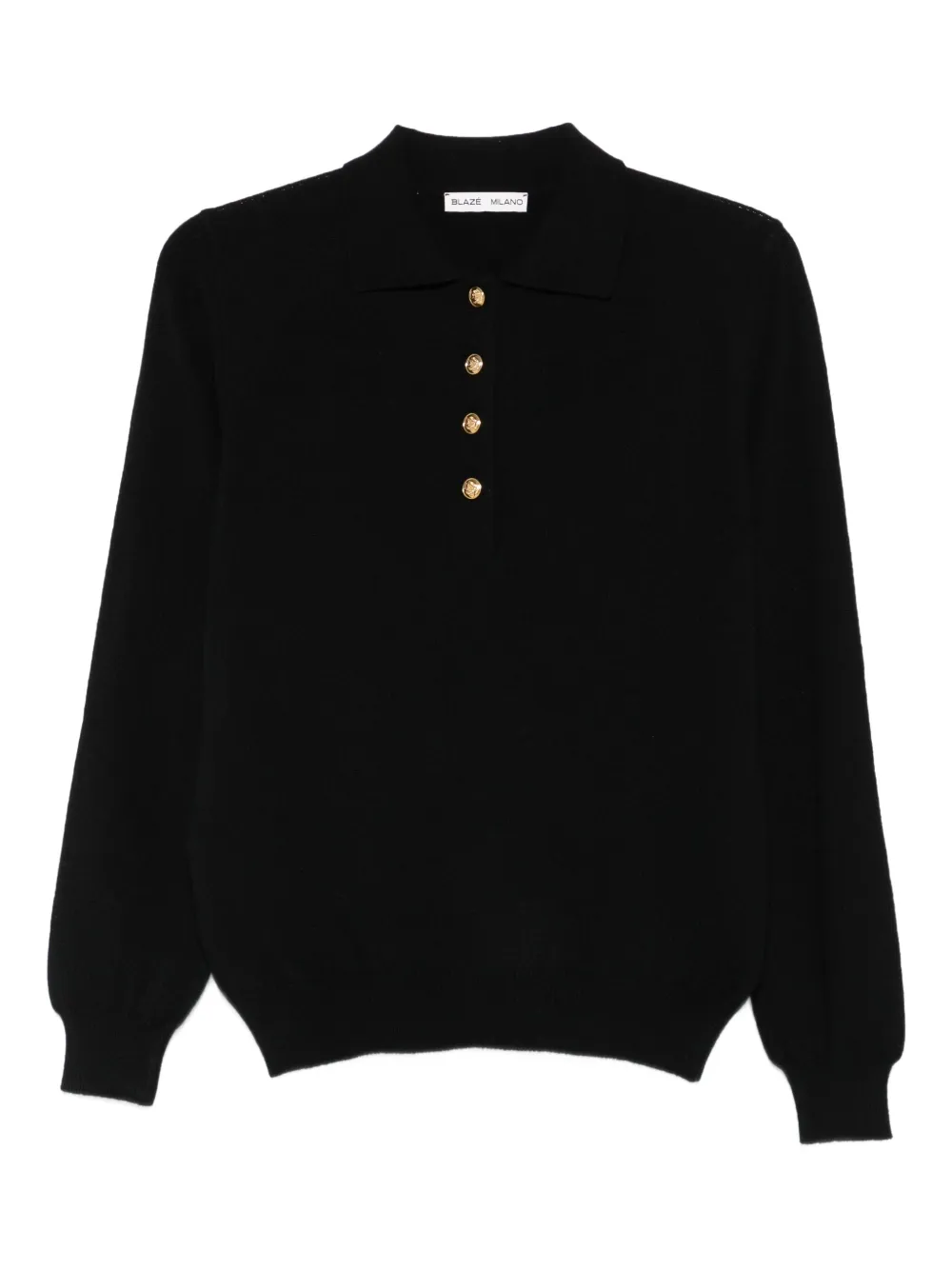 Рубашка поло с планкой на пуговицах Blazé Milano, черный
Рубашка поло с планкой на пуговицах Blazé Milano, черный