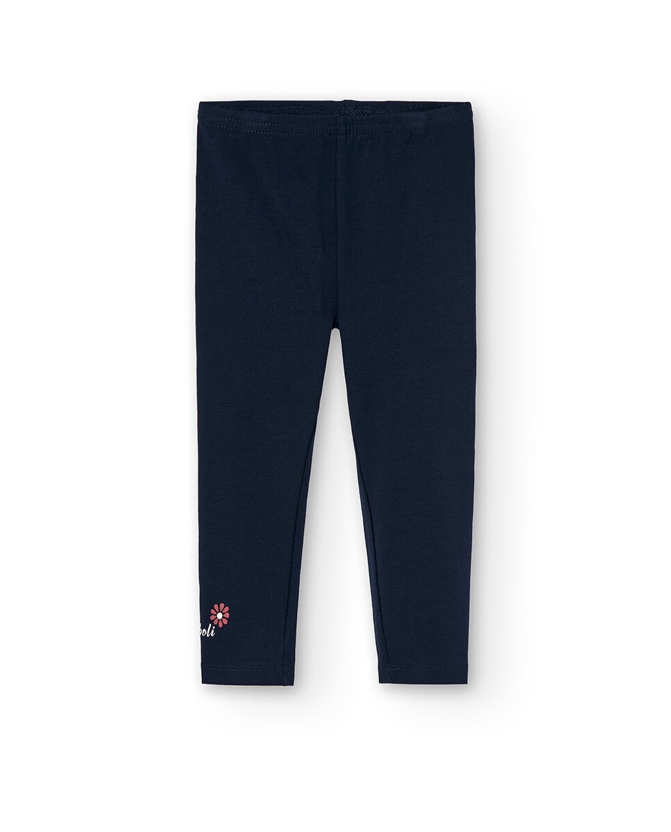 Базовые леггинсы для девочек с логотипом Boboli, темно-синий
Базовые леггинсы для девочек с логотипом Boboli, темно-синий