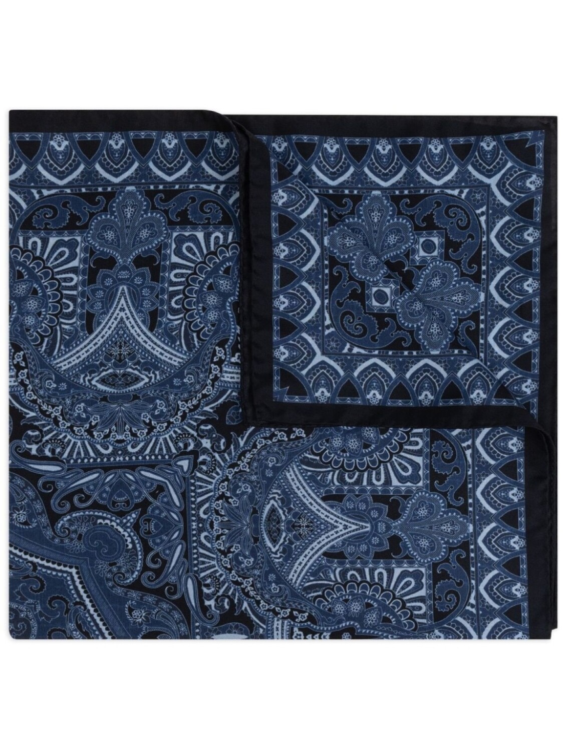 Шелковый шарф ETRO, синий 
Шелковый шарф ETRO, синий