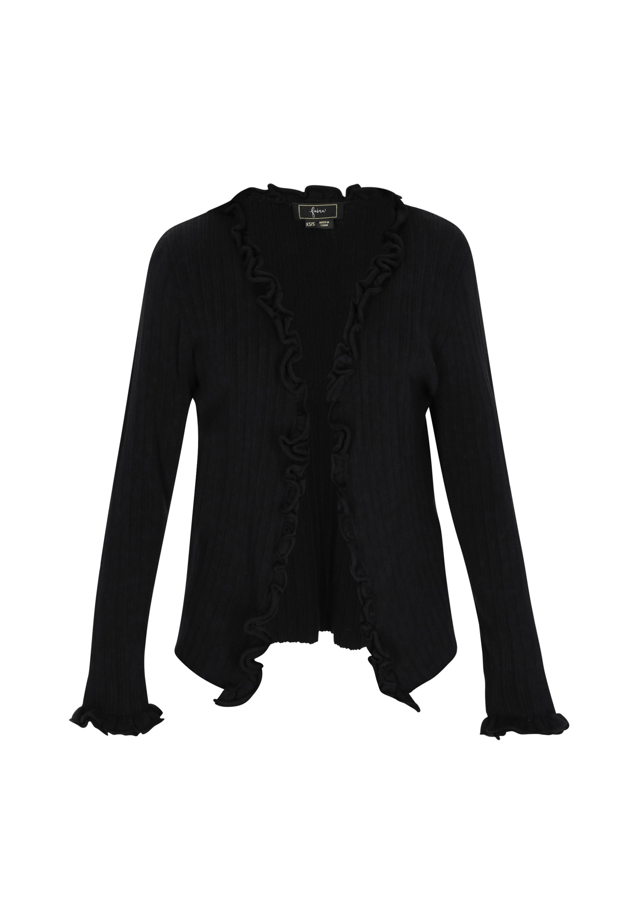 Faina Вязаный кардиган в черном цвете
Faina Вязаный кардиган в черном цвете