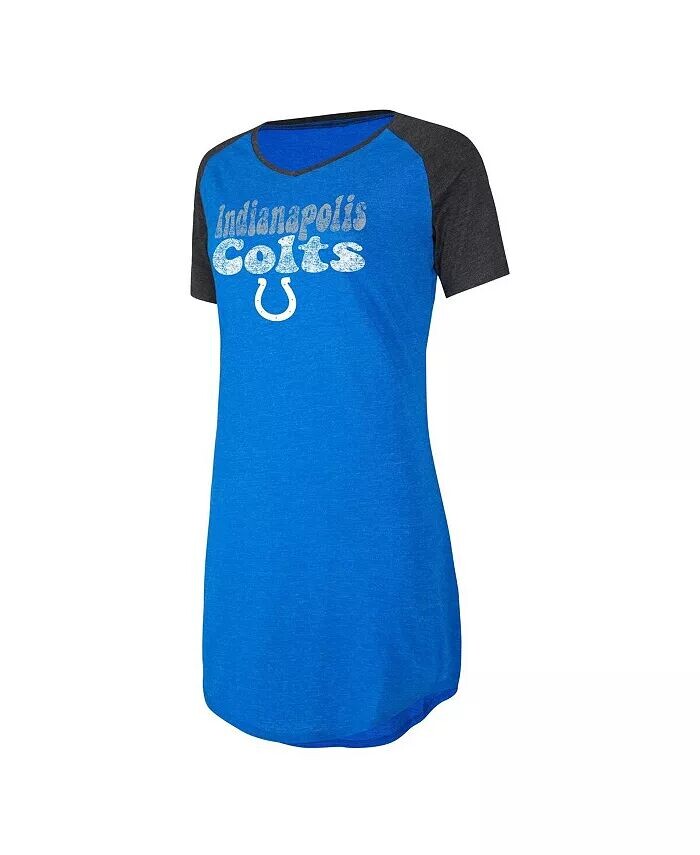 Женская черная рваная ночная рубашка Indianapolis Colts реглан с v-образным вырезом Concepts Sport, синий
Женская черная рваная ночная рубашка Indianapolis Colts реглан с v-образным вырезом Concepts Sport, синий