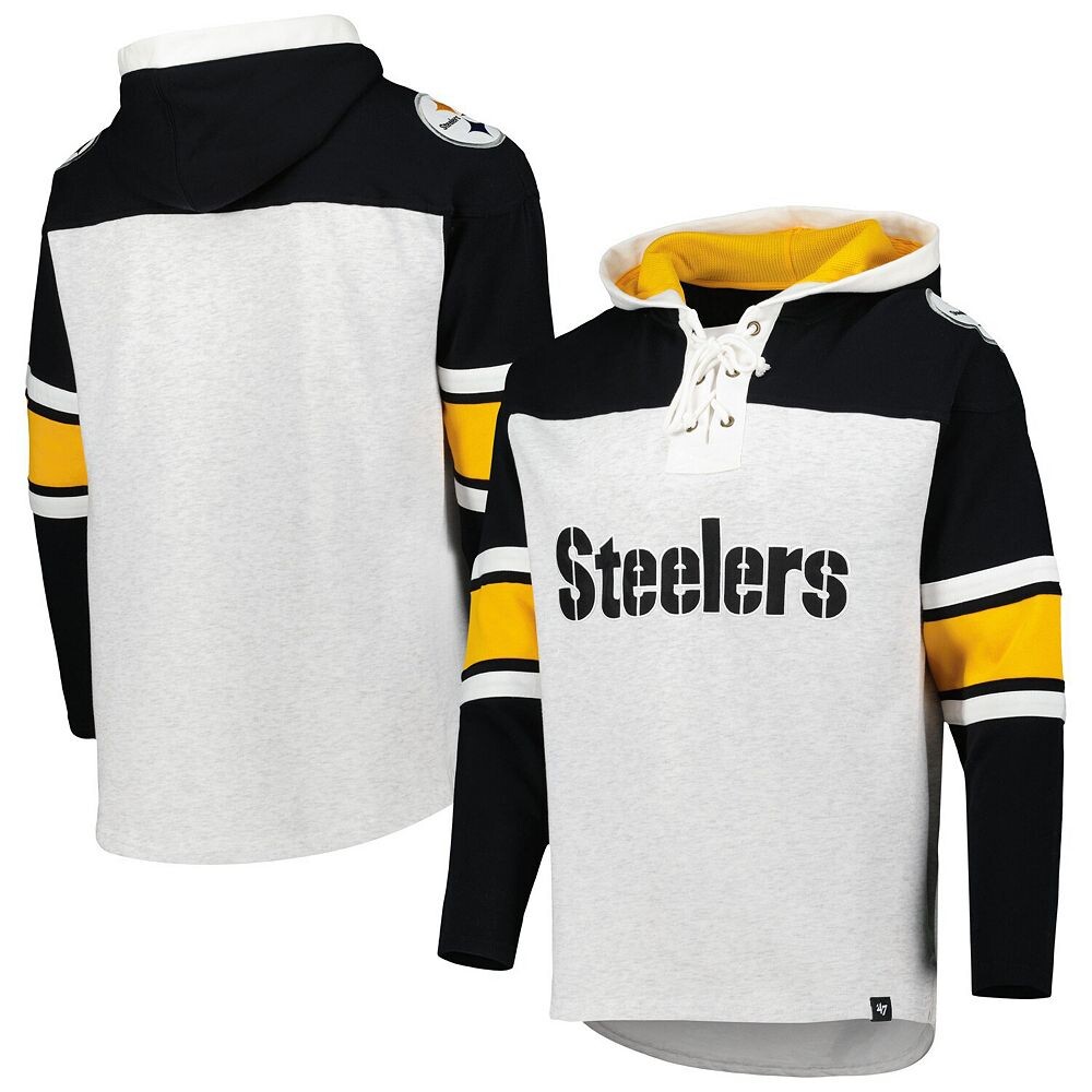 Мужская худи на шнуровке с капюшоном Pittsburgh Steelers Heather Grey Gridiron '47 Pittsburgh Steelers, цвет Stl Grey
Мужская худи на шнуровке с капюшоном Pittsburgh Steelers Heather Grey Gridiron '47 Pittsburgh Steelers, цвет Stl Grey