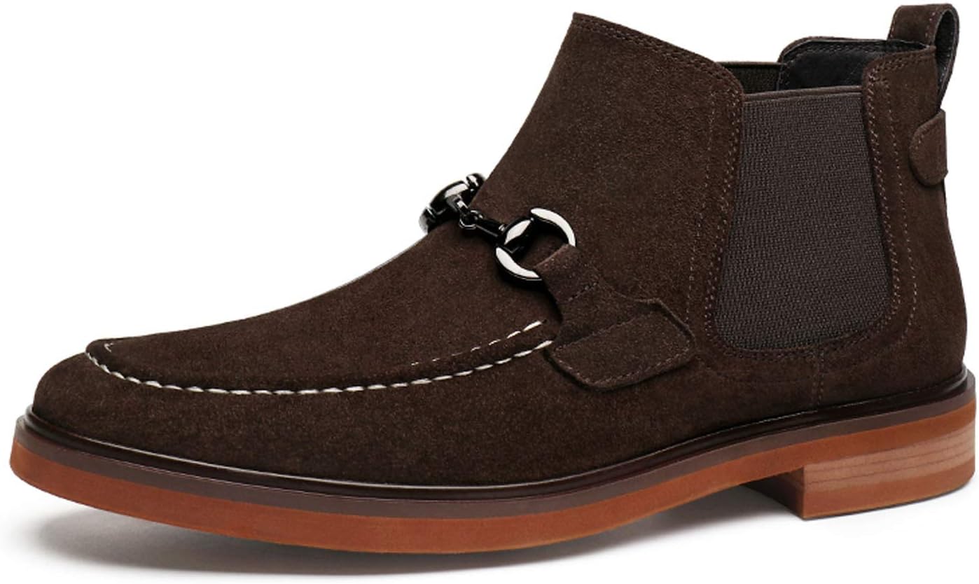 Мужские ботинки Santimon Mens Chelsea из замши с пряжкой, повседневные ботинки до щиколотки, черные и коричневые
Мужские ботинки Santimon Mens Chelsea из замши с пряжкой, повседневные ботинки до щиколотки, черные и коричневые