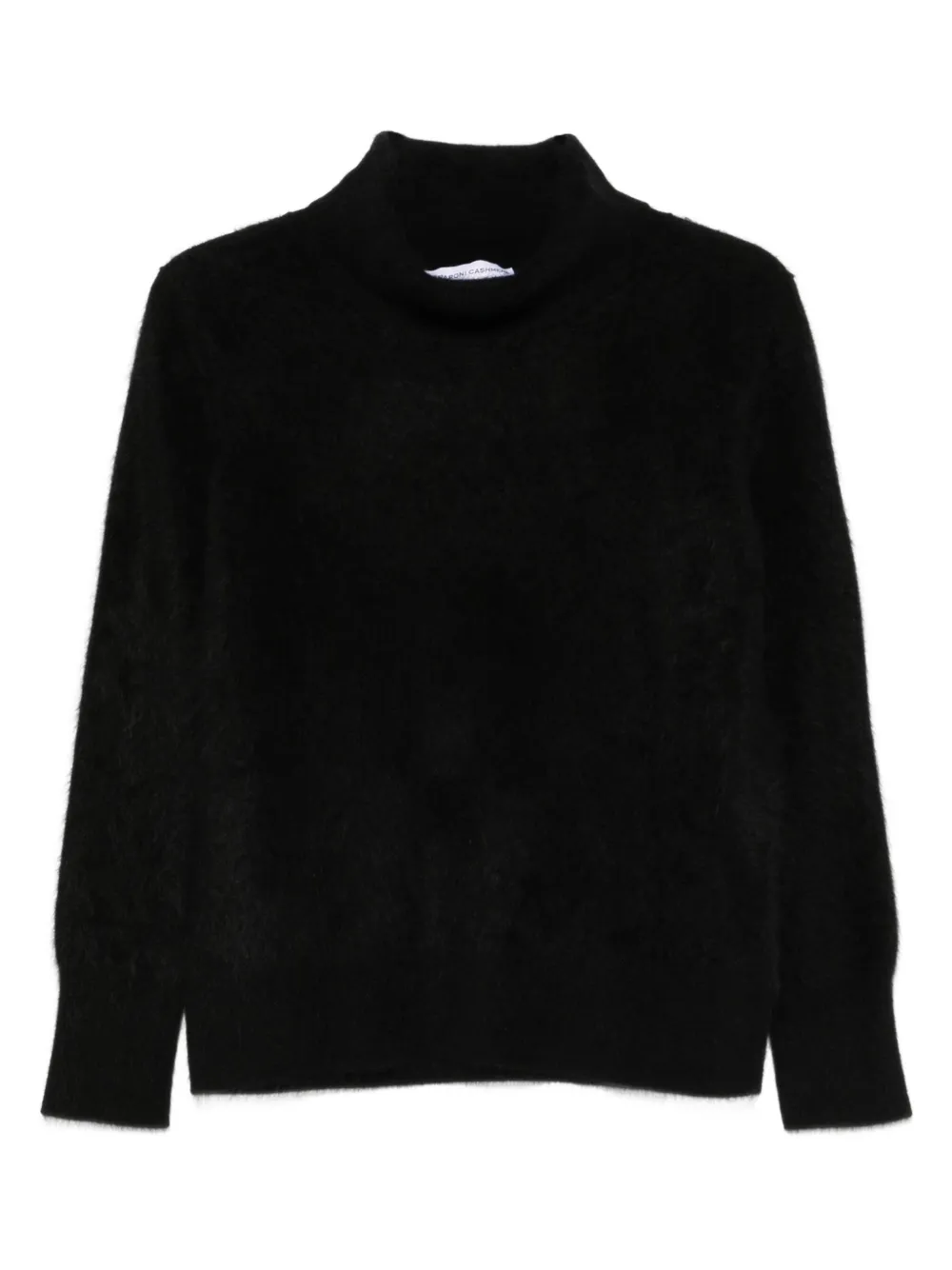 Свитер из мохера с высоким воротом TABARONI CASHMERE, черный
Свитер из мохера с высоким воротом TABARONI CASHMERE, черный