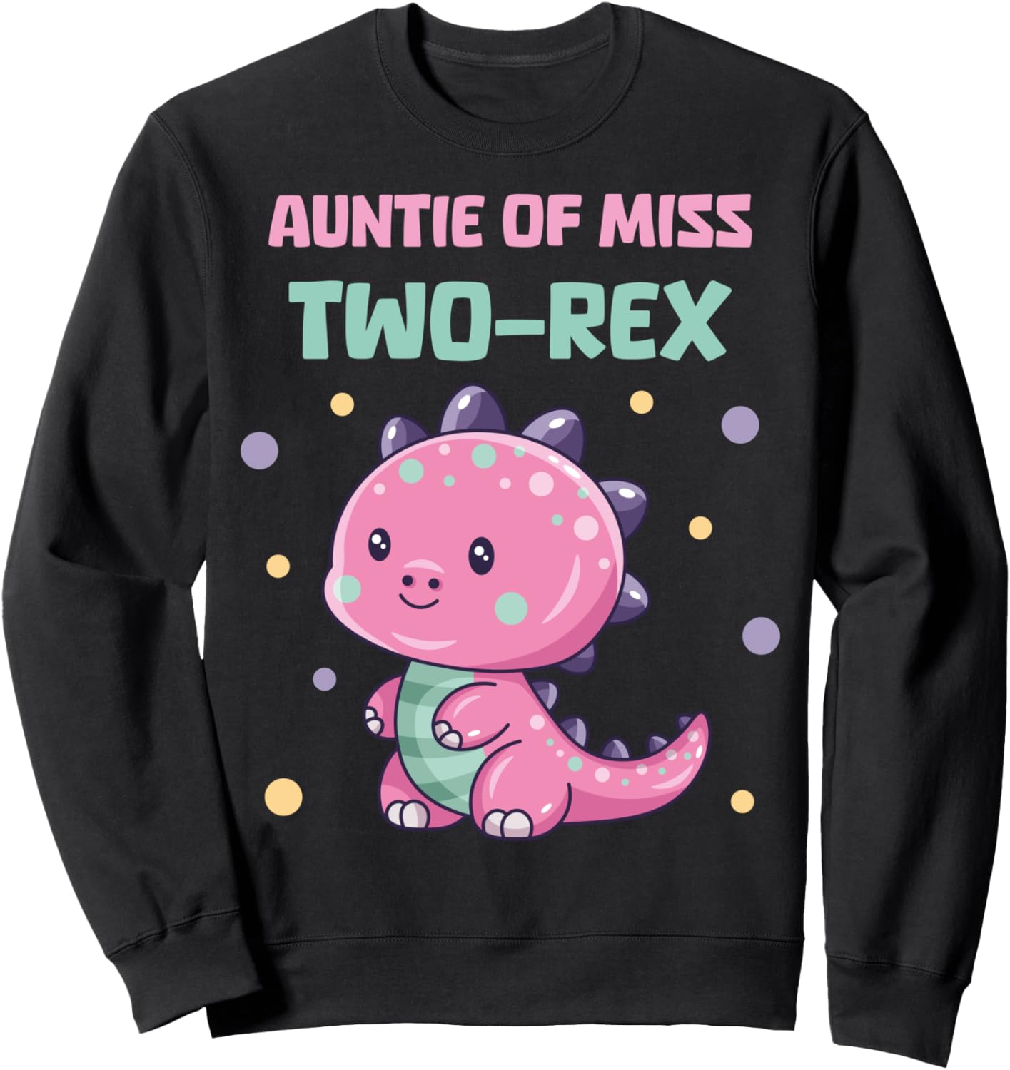 Наряд для тети мисс Ту Рекс на второй день рождения, толстовка для вечеринки в стиле «Динозавровая семья» Family Look 2 Year Old Dinosaur Decorations Gifts, черный
Наряд для тети мисс Ту Рекс на второй день рождения, толстовка для вечеринки в стиле «Динозавровая семья» Family Look 2 Year Old Dinosaur Decorations Gifts, черный