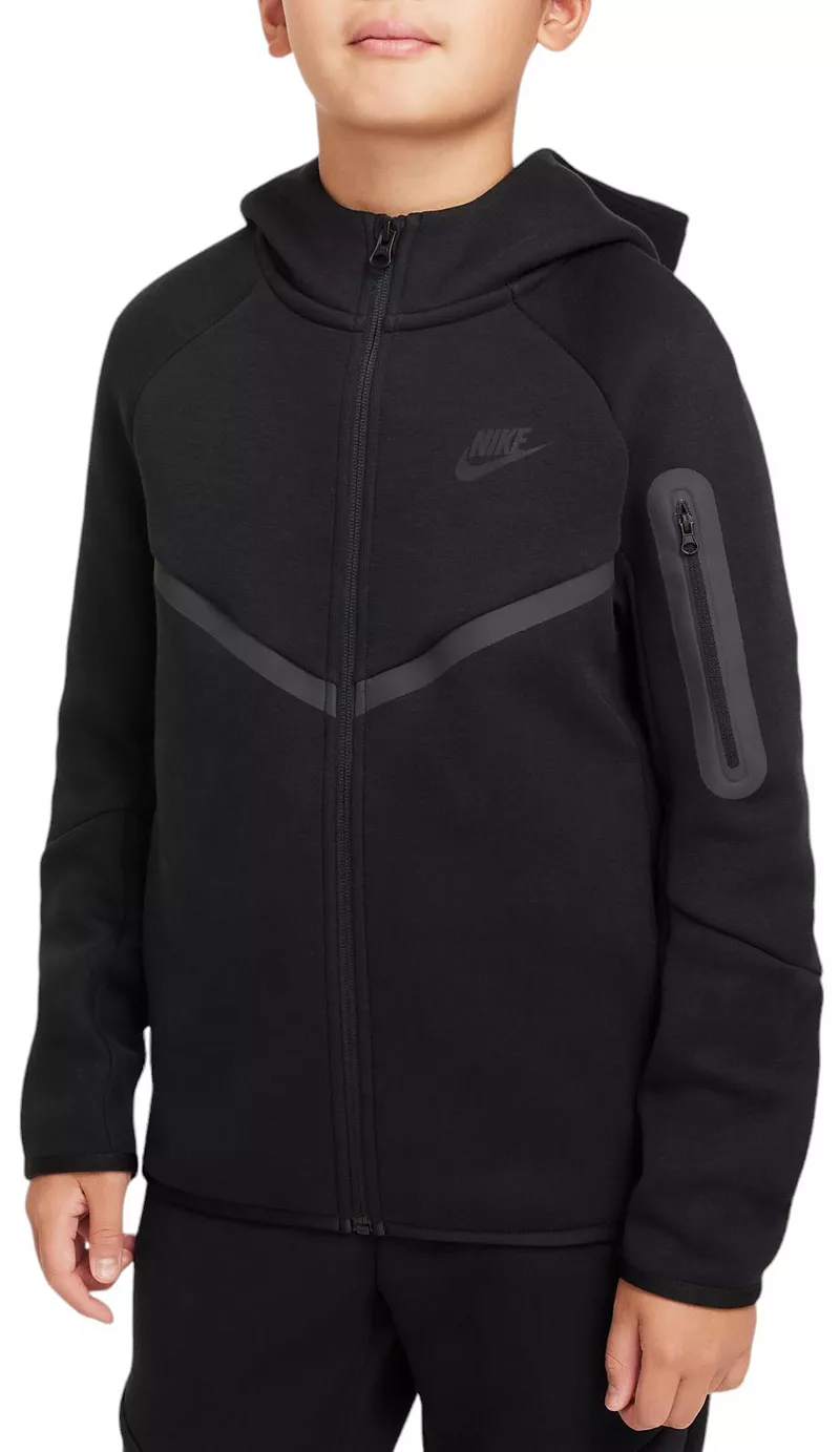 Флисовая толстовка с молнией во всю длину Nike для мальчиков, черный
Флисовая толстовка с молнией во всю длину Nike для мальчиков, черный