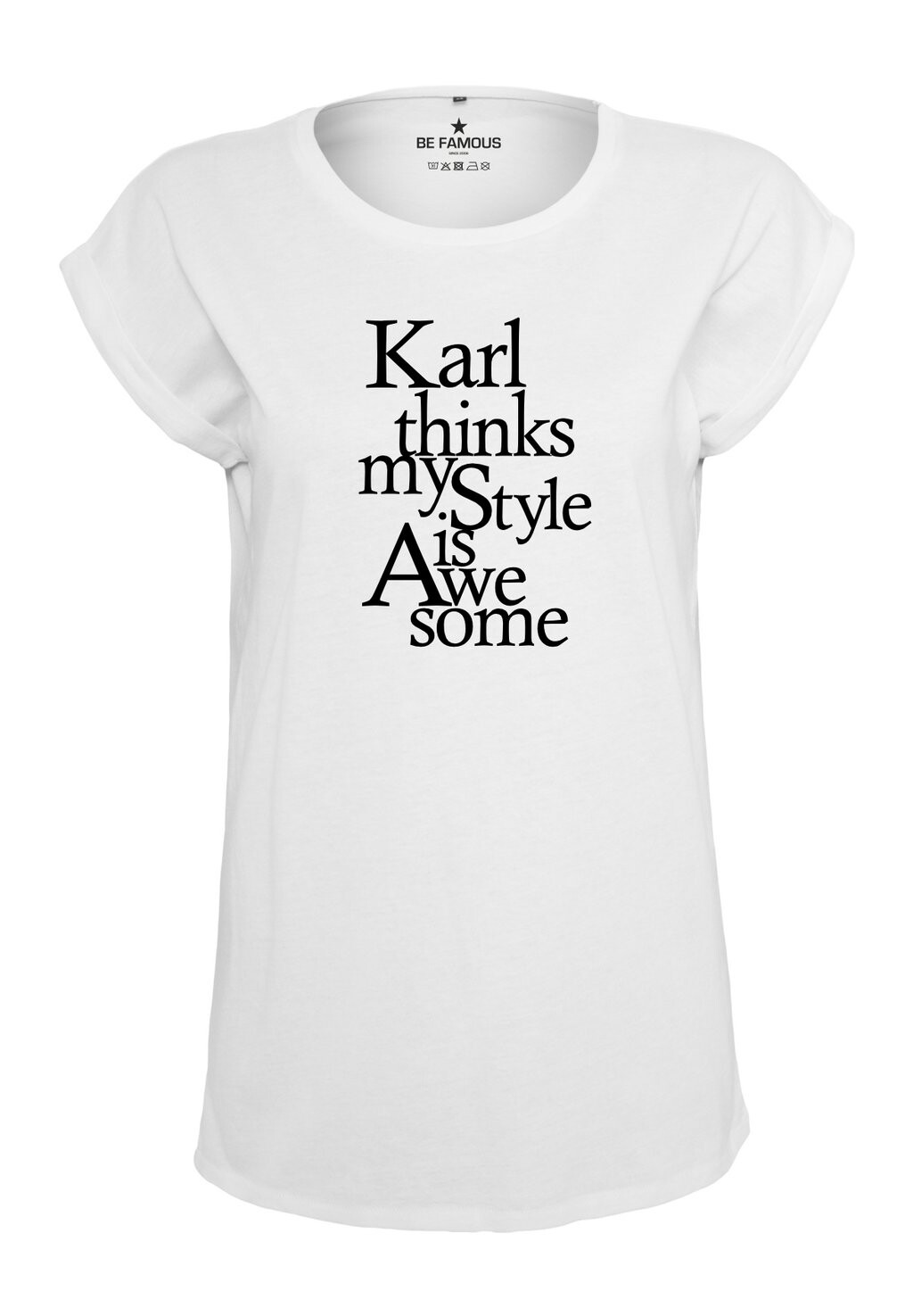 Футболка с принтом CLASSIC ROLL UP AWESOME Be Famous, белый
Футболка с принтом CLASSIC ROLL UP AWESOME Be Famous, белый