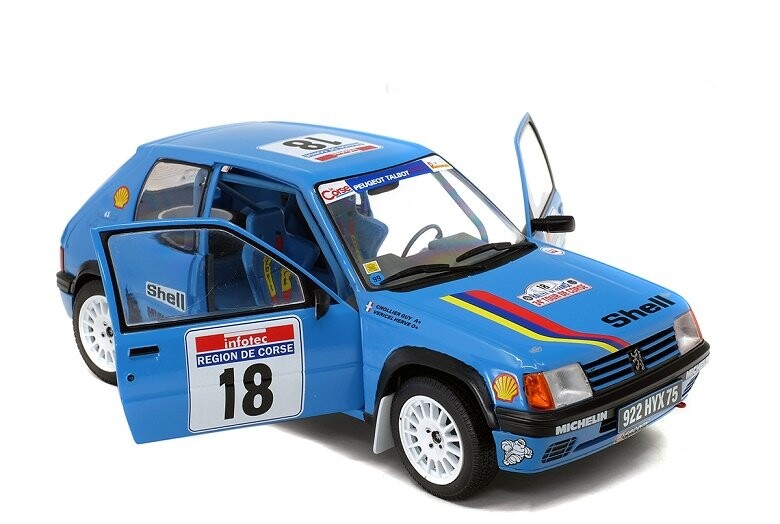 Solido Peugeot 205 #18 Rallye Tour De Corse 1:18 1801706
Solido Peugeot 205 #18 Rallye Tour De Corse 1:18 1801706