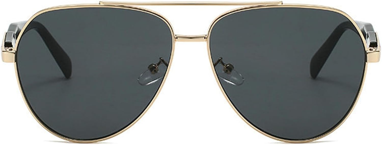 Willochra — большие солнцезащитные очки-пилот для женщин, модные круглые солнцезащитные очки в крупной оправе, стильные овальные очки в металлической оправе с защитой от УФ-излучения UV400, C1
Willochra — большие солнцезащитные очки-пилот для женщин, модные круглые солнцезащитные очки в крупной оправе, стильные овальные очки в металлической оправе с защитой от УФ-излучения UV400, C1