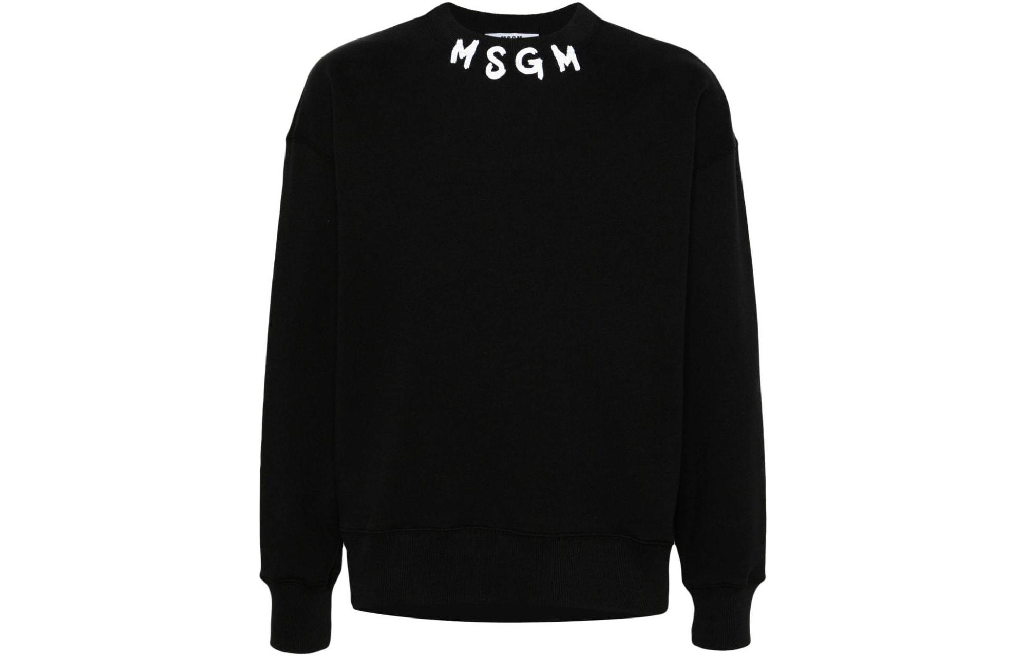 Свитшот с принтом логотипа MSGM, черный
Свитшот с принтом логотипа MSGM, черный