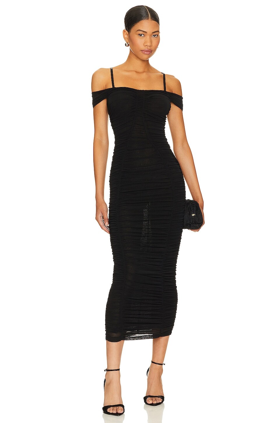 Платье макси NBD Raima, черный 
Платье макси NBD Raima, черный