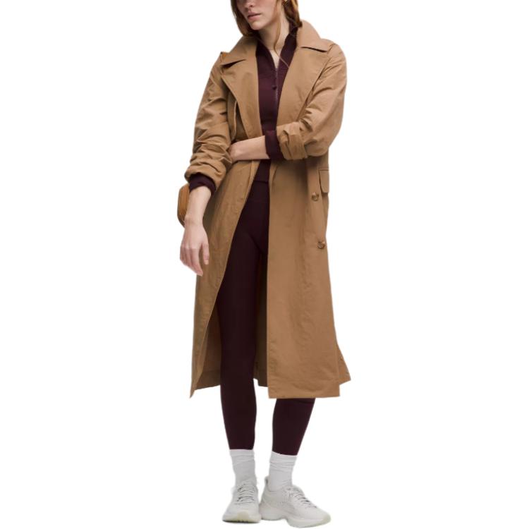 Lululemon Тренчкот женский, Camel Brown 
Lululemon Тренчкот женский, Camel Brown