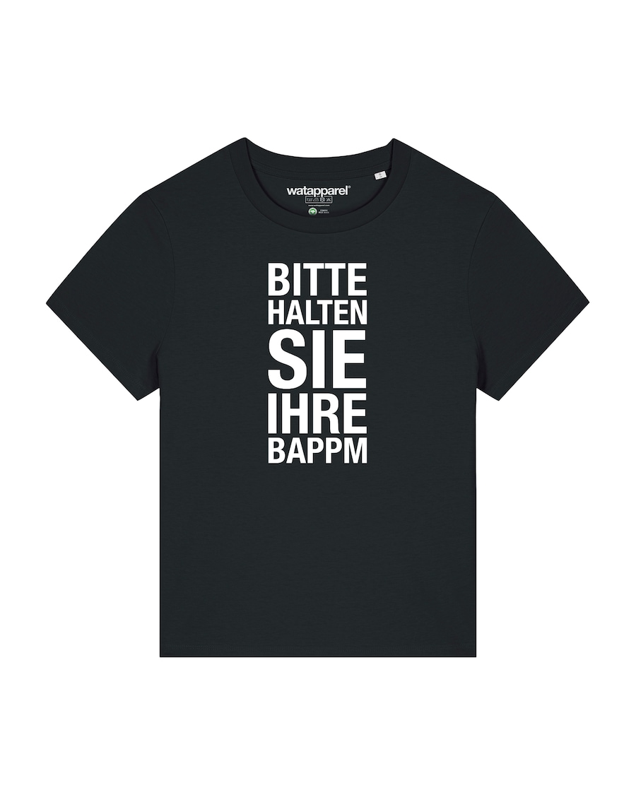 Рубашка Watapparel Bitte Halten Sie Ihre Bappm, черный
Рубашка Watapparel Bitte Halten Sie Ihre Bappm, черный