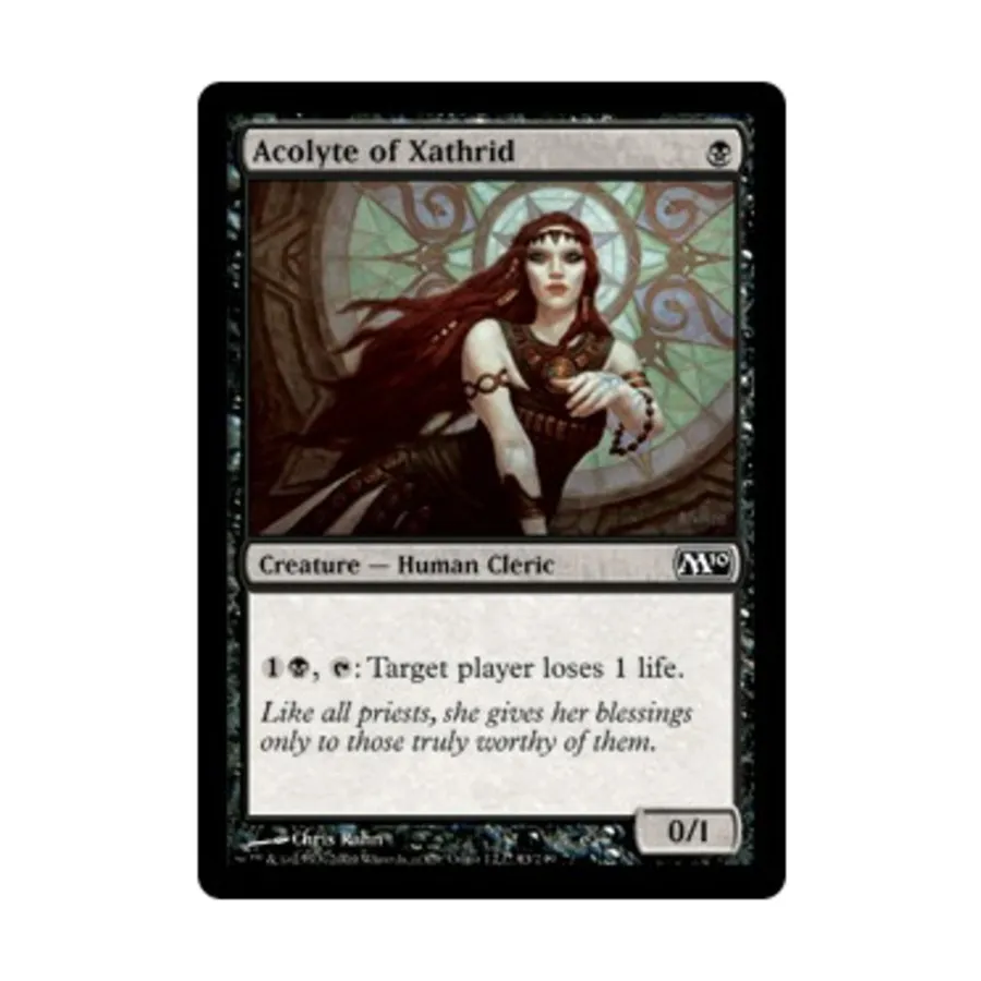 CCG Послушник Ксатрида (клавиша C), MTG - Magic 2010
CCG Послушник Ксатрида (клавиша C), MTG - Magic 2010