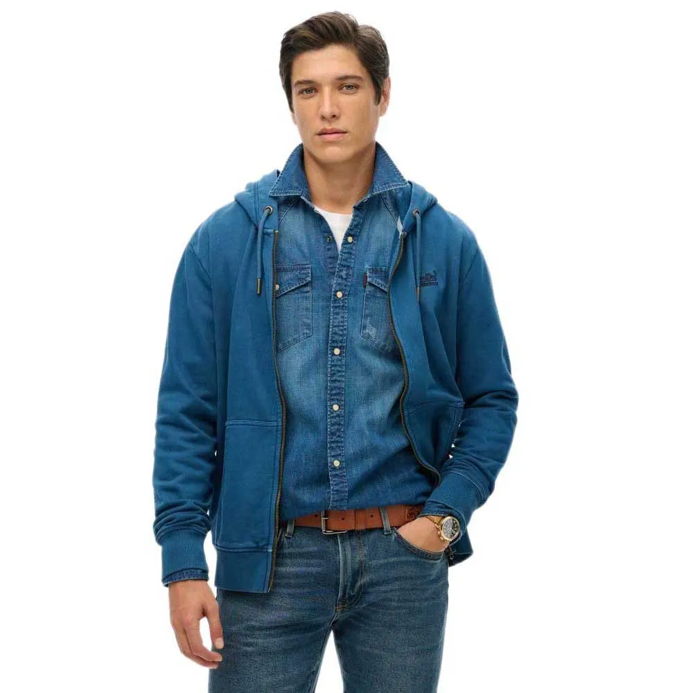 Толстовка Superdry Essential Logo Washed full zip, синий
Толстовка Superdry Essential Logo Washed full zip, синий